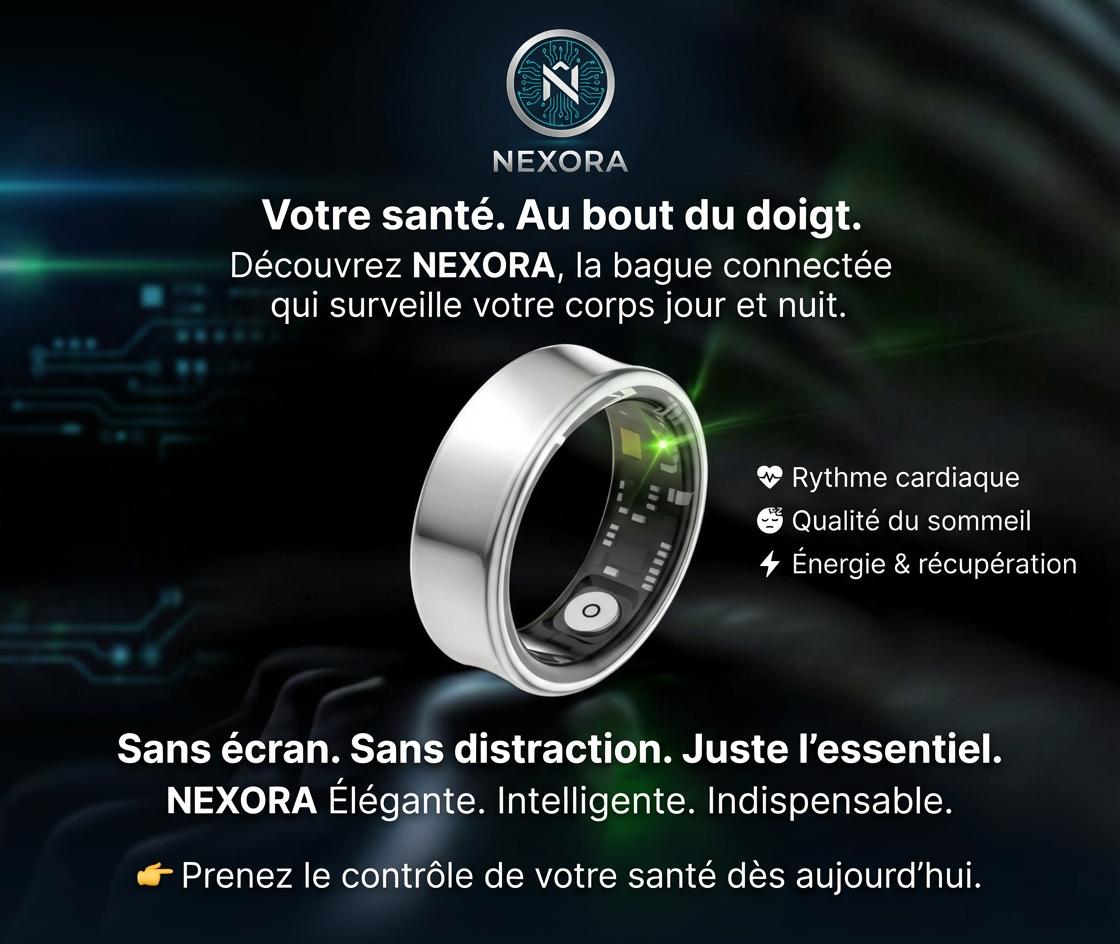 Bague Intelligente Santé Connectée